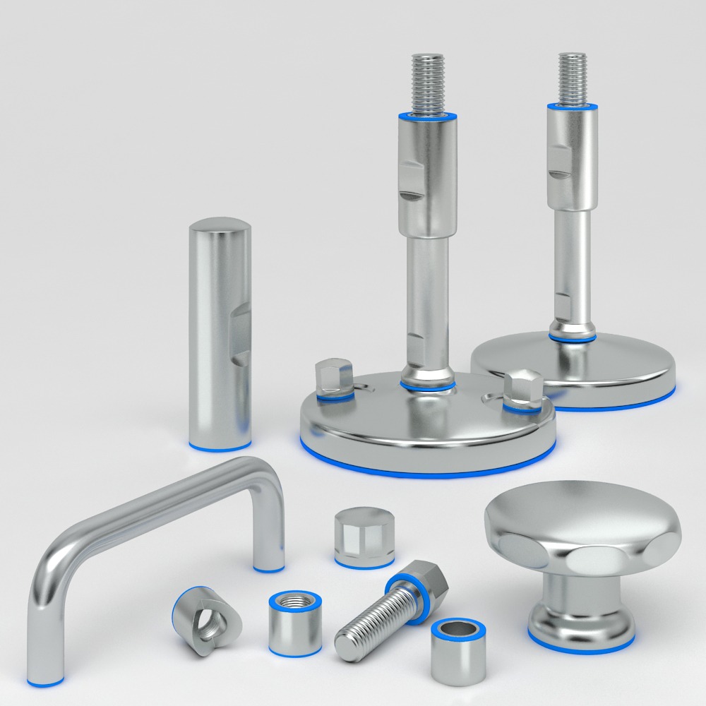 Hygienic machine parts: Future-proof components for the food and pharmaceutical industry